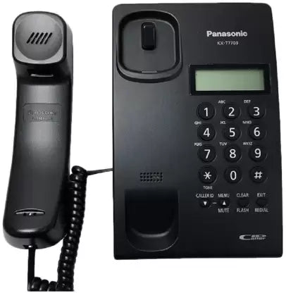 PANASONC T7703 CORDLESS PHONE BLACK