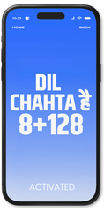 Dil Chahta है 8+128