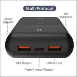 Toreto Power Tint 20 20000MAH Power Bank 22.5W