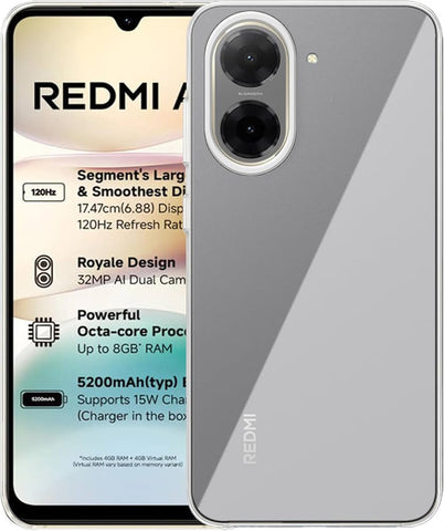 REDMI A5 Transparent Silicon Cover