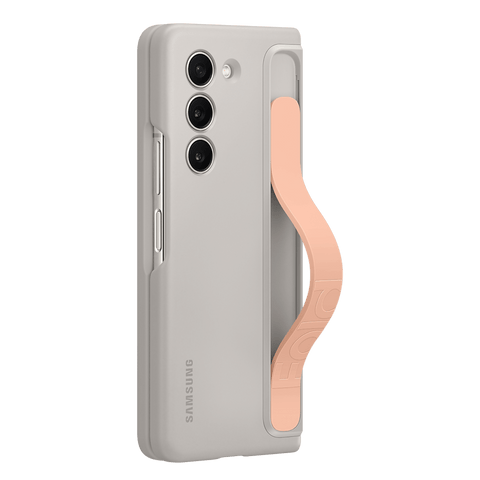 SAMSUNG Z FOLD 5 STANDING CASE WITH STRAP SAND