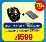 Smart Watch + 10,000mAh Power Bank Combo