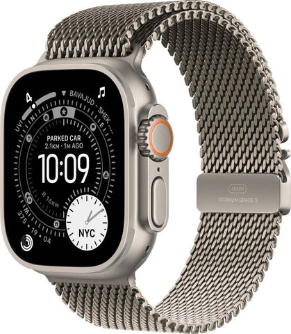 Apple Watch Ultra 3 (49mm) GPS+Cellular (Natural Titanium Case Milanese Loop)